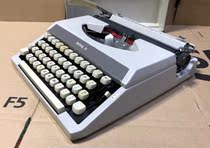 Vintage]70S Japanese ROYAL ROYAL GRAY metal shell vintage English typewriter normal use