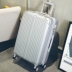Hành lý của nam giới nhôm khung xe đẩy trường hợp du lịch hành lý sinh viên mật khẩu hộp da phổ wheel thanh niên Hàn Quốc phiên bản 24 inch vali kéo nhựa Va li