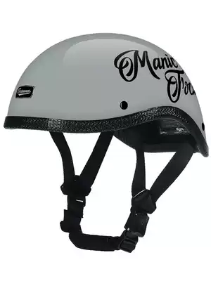 Lightweight retro hard hat men's and women's electric car half helmet Japanese Son of chaos gangsta personality watermelon skin scoop helmet summer