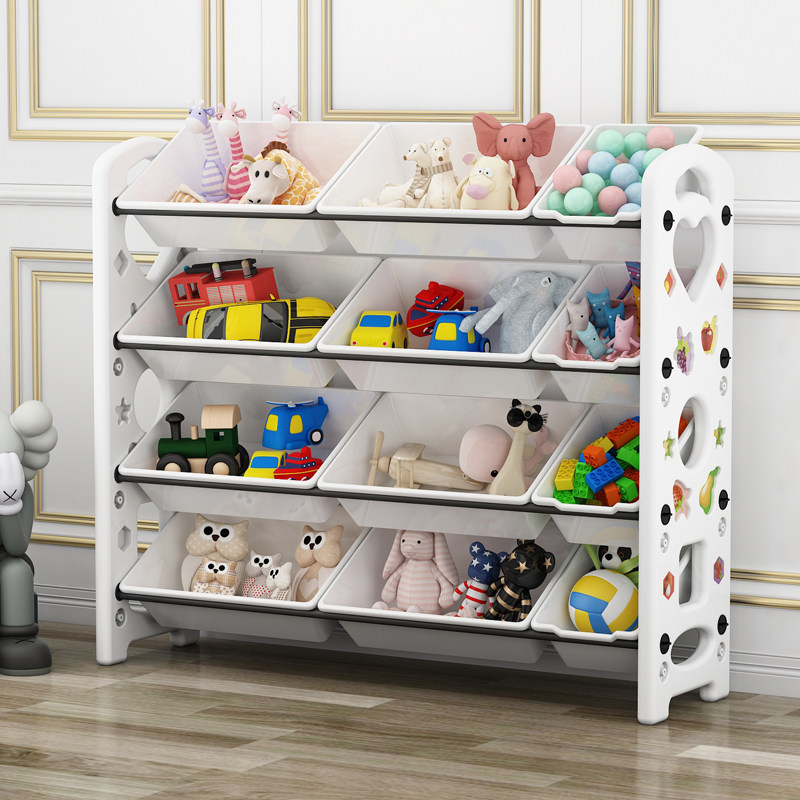 Kids' toy storage rack, kindergarten organization shelf, baby bookcase ...