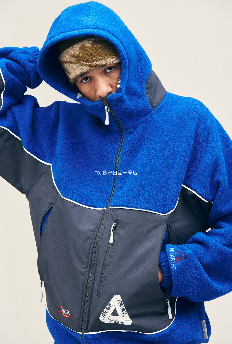 英代PALACE POLARTEC 3M HOODED JACKET反光连帽夹克外套多色入