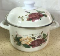  Kitchenware Enamel enamel high pot Commodity soup pot Environmental protection energy pot plus high and thick stew chicken pot Electromagnetic stove Gas universal