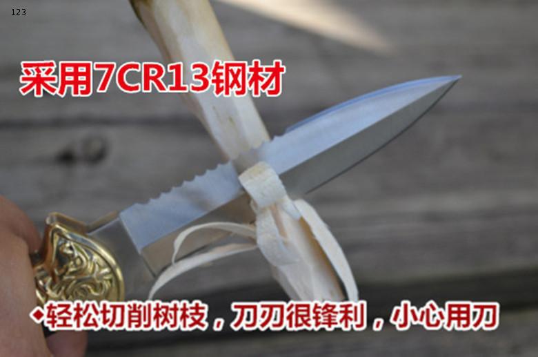Ngoài trời dao thẳng tự vệ lĩnh vực cắt dao cắm trại dao trái cây Damascus bướm quân đội Thụy Sĩ dao dao quân đội Thụy Sĩ