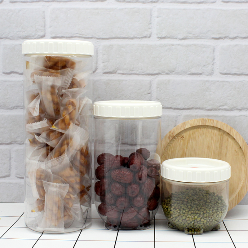 Lock and lock plastic sealed jar set moisture-proof and mildew-proof snacks candy grains nuts storage jar storage jar