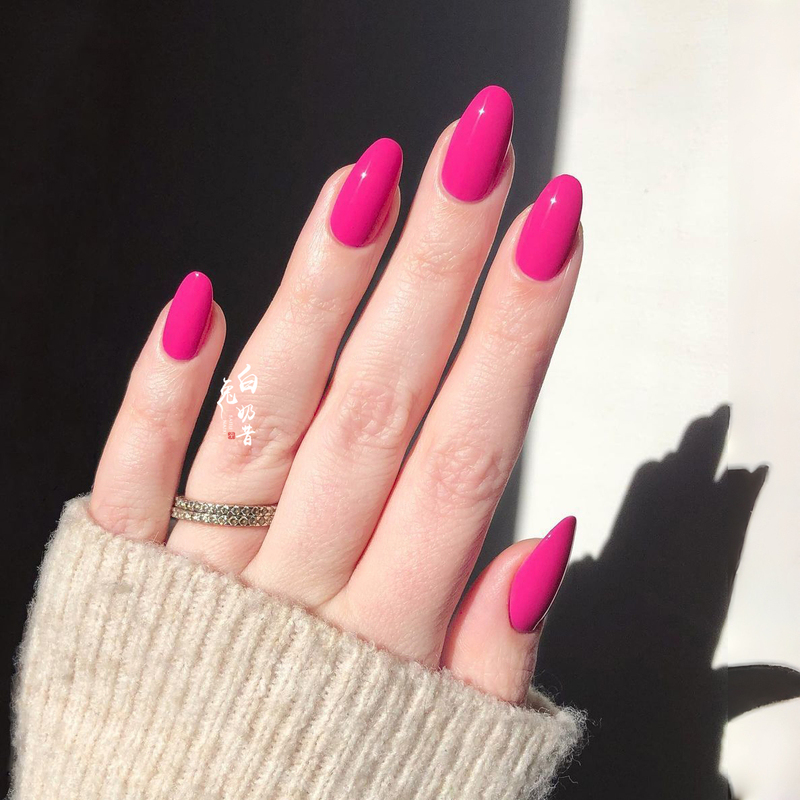 Sweet and Spicy Barbie Pink Nail Art, White Rabbit Milkshake Opi Nail Polish, Rose Pink Dragon Fruit Color, Korean Girl Rose Red No-Bake