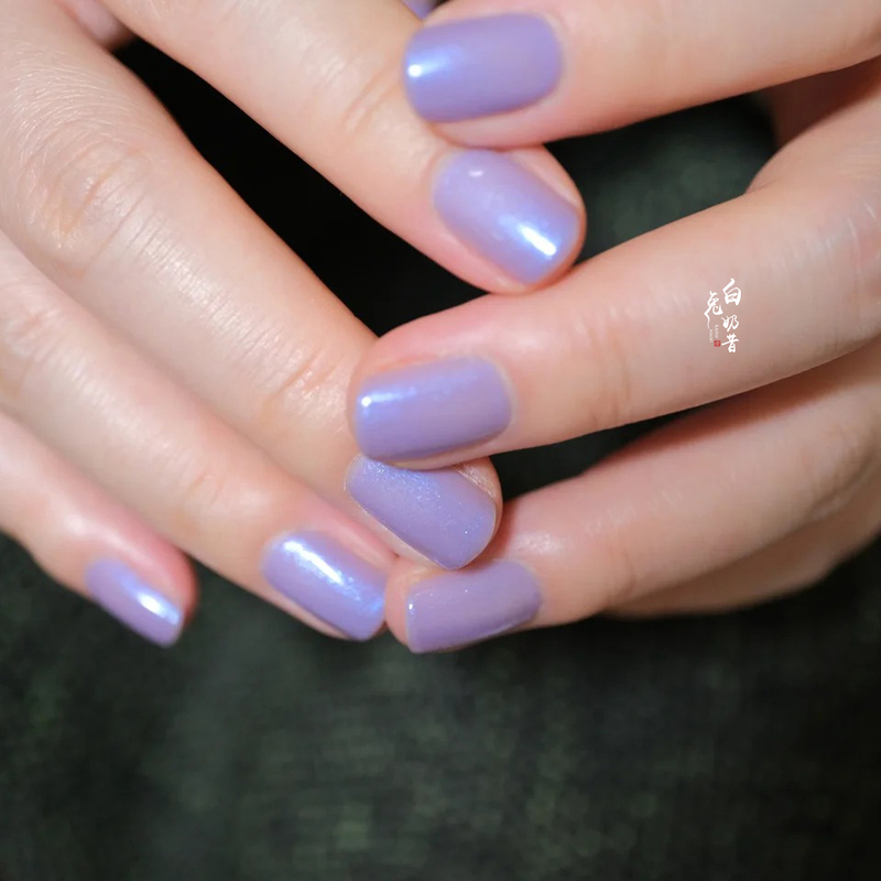 Micro-Shimmer Semi-Transparent Fairy Purple White Rabbit Milkshake Opi Nail Polish Grape Escape
