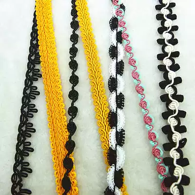 Clothing characteristics Embroidery crochet jacquard lace webbing Baby clothing materials accessories National handicraft ribbon