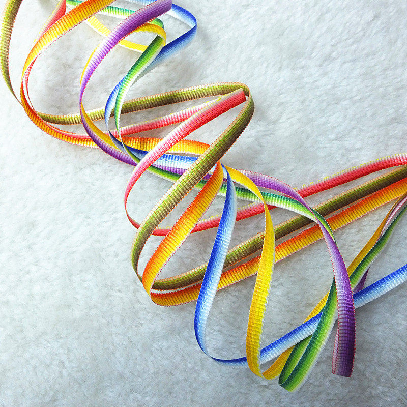 4mm Wide Ultrathin Gradual Layer Large Red Embroidered Ribbon Cross Embroidered Flowers Material Bag Suit Handmade Diy Ingredients