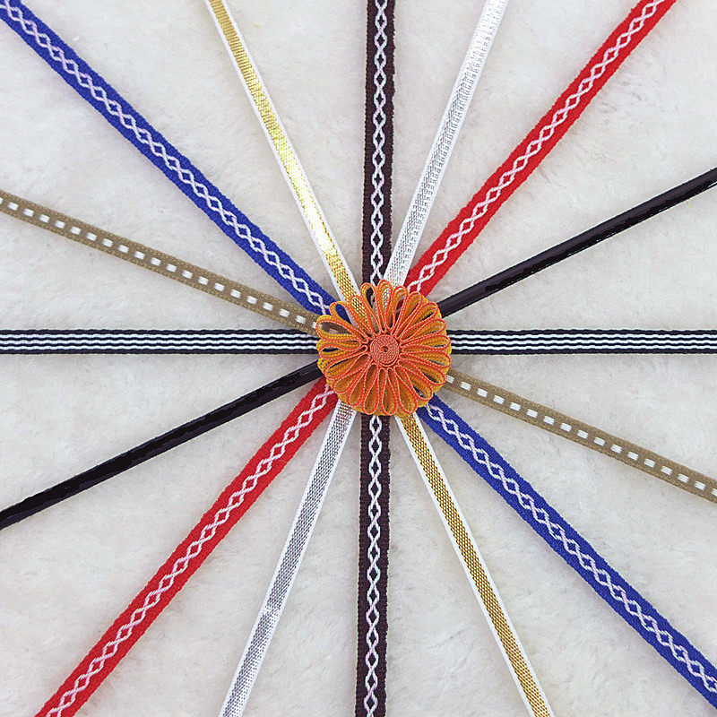 Unique ultra-fine jacquard webbing Silk ribbon DIY handmade material Doll doll shirt clothing jewelry ingredients