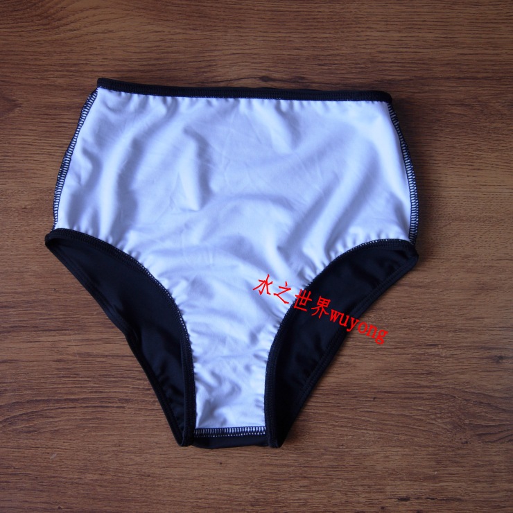 Đen trắng với áo tắm chia bikini áo tắm đơn nữ quần bơi tam giác quần bơi eo cao eo nữ dày bộ đồ bơi 2 mảnh