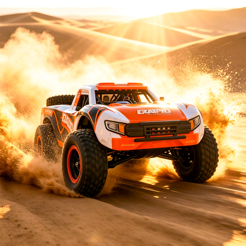 Jjrc Remote Control Rally Car for Adults, Professional Rc Climbing Pickup Truck with Brushless Motor and Stepless Speed Control