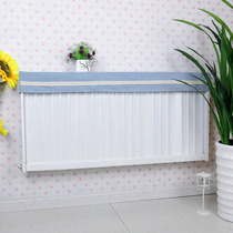 Blue radiator cover fabric Household old-fashioned radiator dust cover radiator decorative cover cloth occlusion dust cover