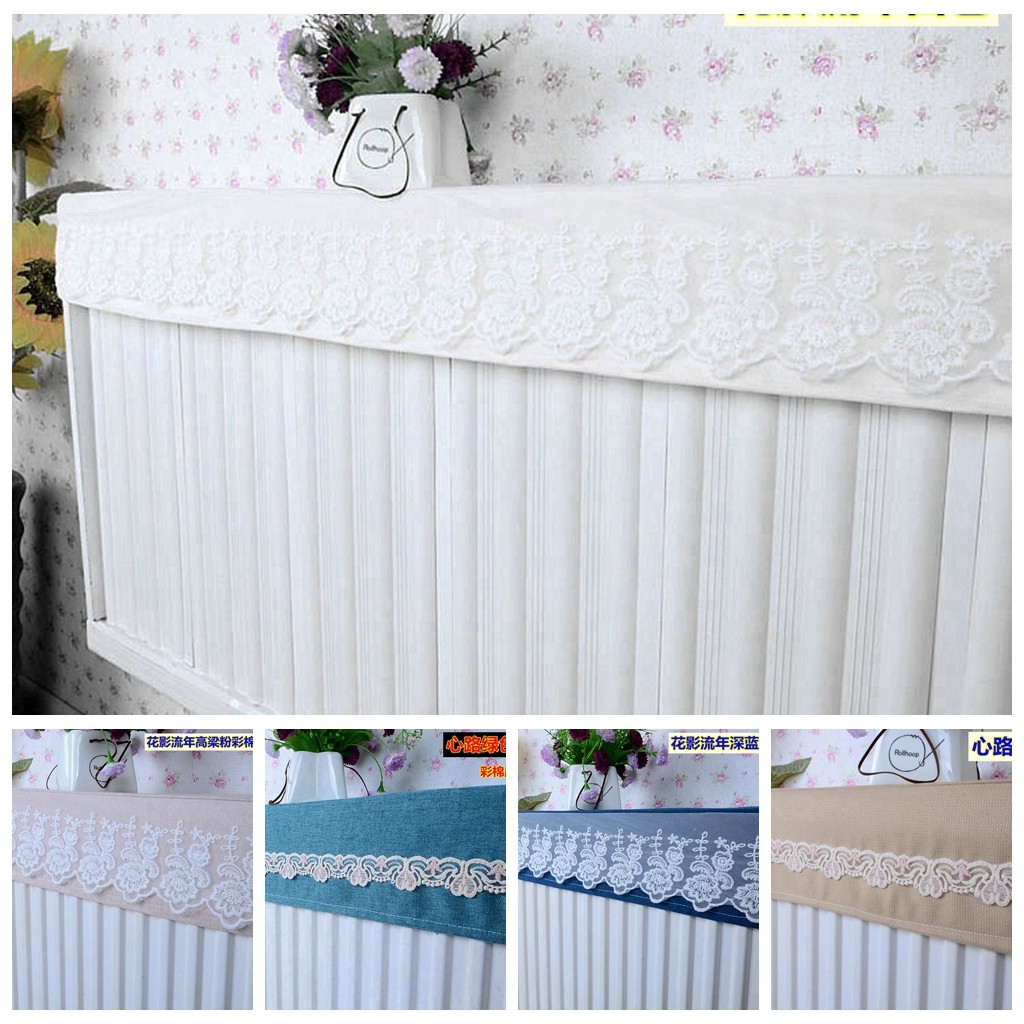Fabric radiator anti-smoked black wall heating cover radiator anti-baking cover dust-proof decorative cover simple radiator cover