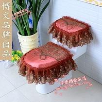  Bowen fabric brand toilet pad three-piece toilet cover zipper seat cushion toilet cover Fengwei allure