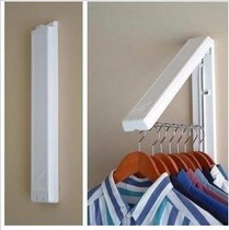 Mini bathroom Hidden Indoor Hanger Shrink Folding Hanger Small Telescopic Hanger