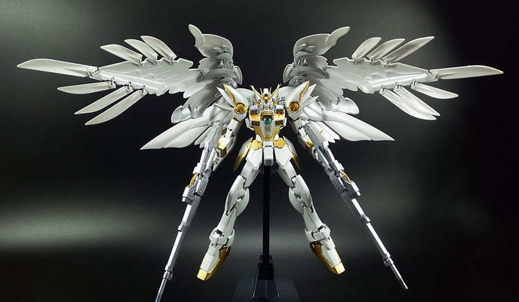 Đúc linh hồn Authentic Bandai Gundam mô hình nghệ nhân hợp kim màu MG không loại W rụng tóc bay cánh thiên thần - Gundam / Mech Model / Robot / Transformers mo hinh gundam