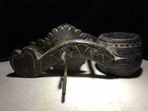 Qing Dynasty high-level old ink bucket 20×8×8 cm thick and beautiful old ornaments do not bargain
