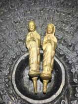 Two Venerable Anuogaya around the Buddha in Qing Dynasty