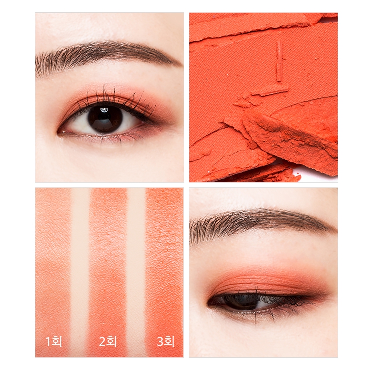 Bí ẩn vẫn là bóng mắt đơn sắc missha GRD02 màu nàng tiên cá siêu đẹp màu phân cực GBR01 - Bóng mắt phấn mắt peripera