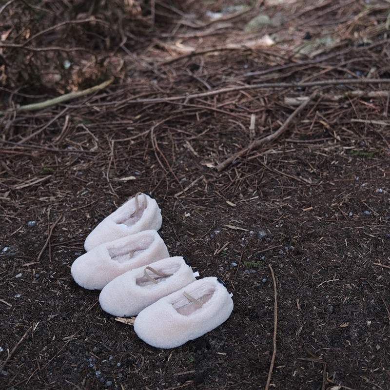 Children's shoes 2022 new winter shoes children's tide shoes plus soft solid hair shoes girls shoes