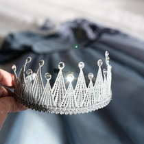 Childrens hair card girl baby bangs clip crown headdress princess hair accessories crown