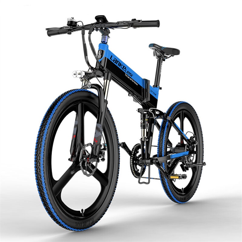 Lankeleisi Brand Electric Bicycle, Electric-Assisted Mountain Bike, Foldable