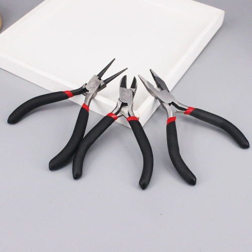 Аксессуар для волос ручной работы, браслет из бисера, плоскогубцы с игольчатыми наконечниками, ножницы, «сделай сам»