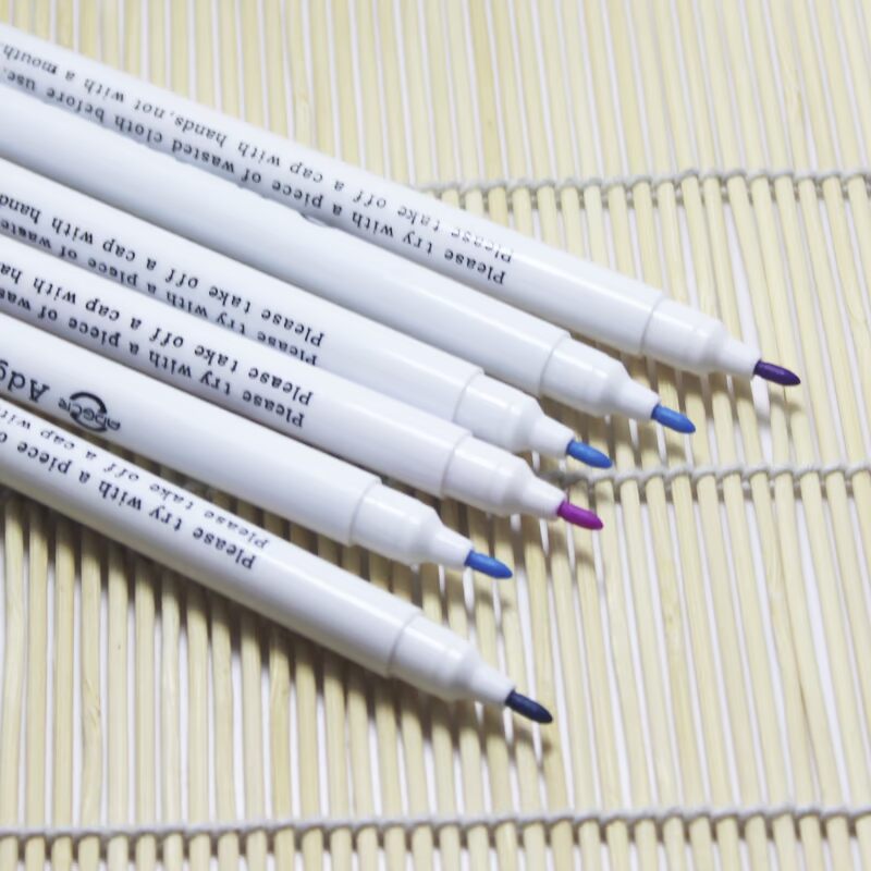 sợi mũi đánh dấu tài liệu Tự làm vải làm bằng tay công cụ DIY Pen Pen tiêu thụ nước rửa tan Pen Pen - Công cụ & vật liệu may DIY móc áo len cho bé