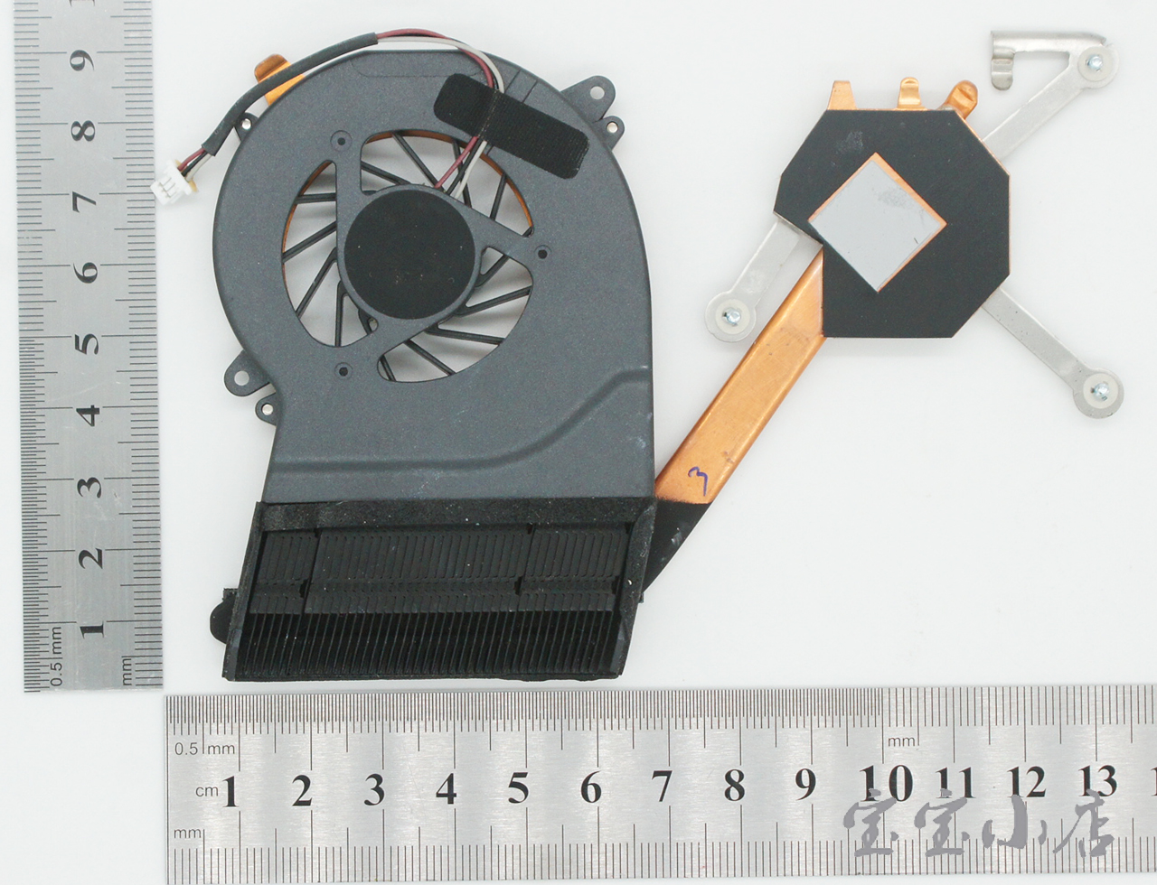 惠普 Hp Envy 15 15-1000 15-1100 15-1200 15-1300 散热模组风扇CPU Heatsink & Cooling Fan 3XSP7TATP30 KSB0505HA DC5V 0.4A