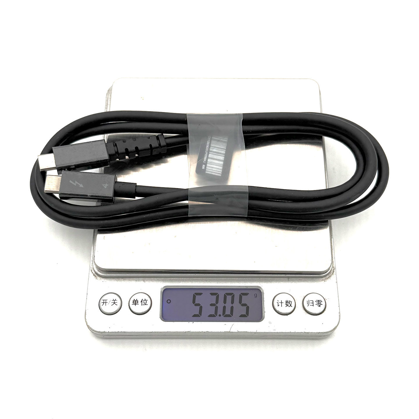 全新原装 ThinkPad Thunderbolt 4 Smart Dock Gen2 7500 Cable 雷电4数据线 PD3.1 快充线 FRU 5C11S03636 40G 240W兼容Macbook Pro iphone 16 17 pro max