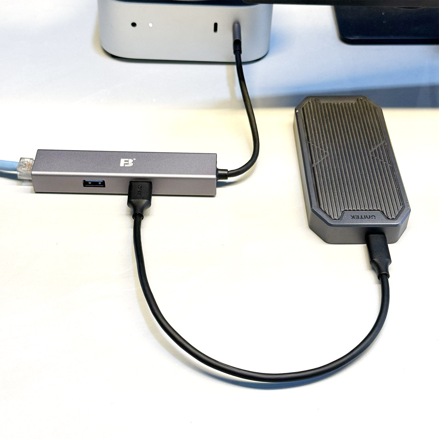 亚信AX88179A Type-C扩展坞千兆网口转换器 免驱适用苹果MacBook Pro/Air笔记本iPad华为手机平板连接电视4K投影USB3.0多功能分线器