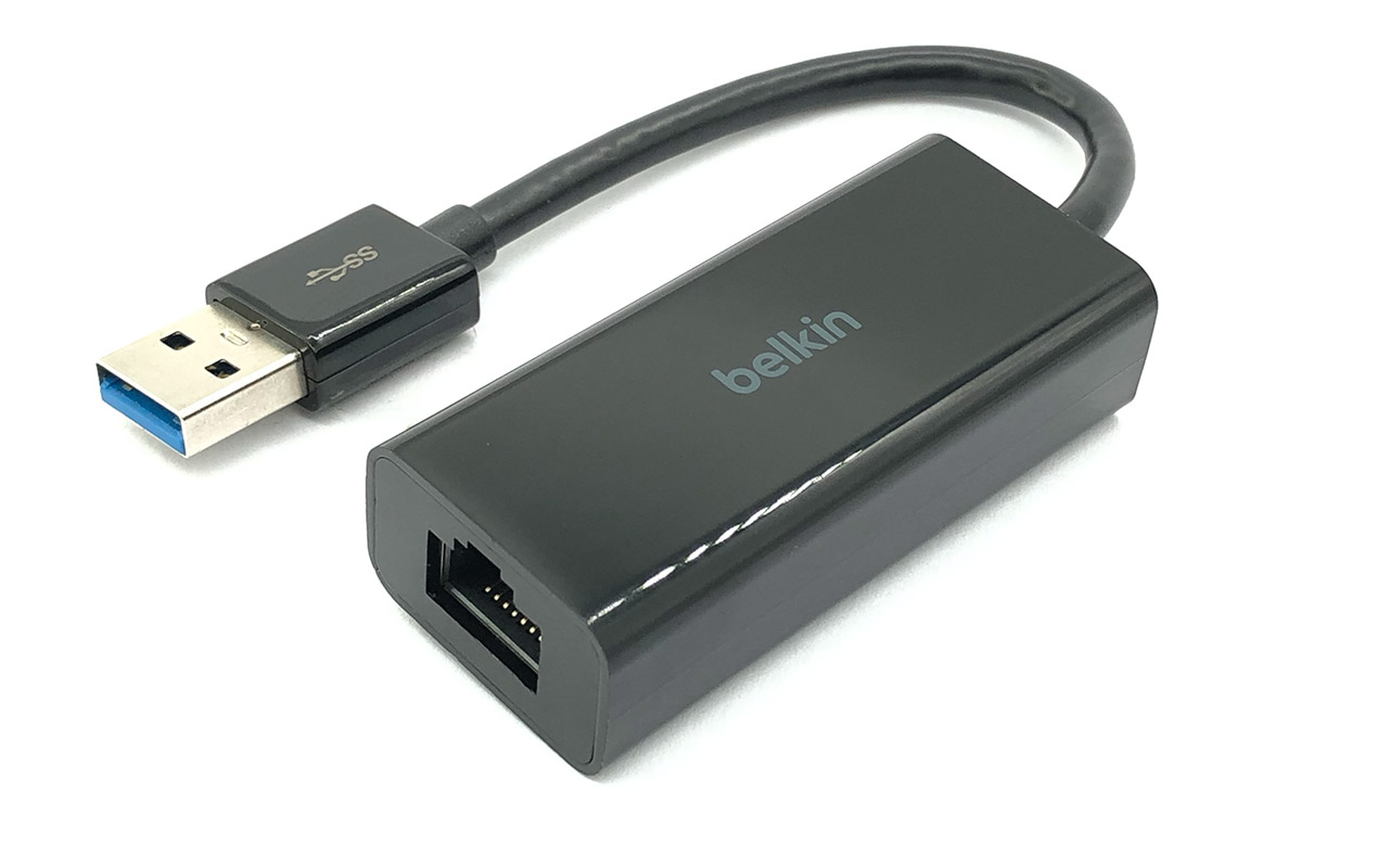 2022贝尔金USB 3.0有线千兆网卡拆解Belkin 5G以太网卡转换器Gigabit Ethernet Adapter B2B048 Macbook Air M1 M2 Mac Studio Display免驱动