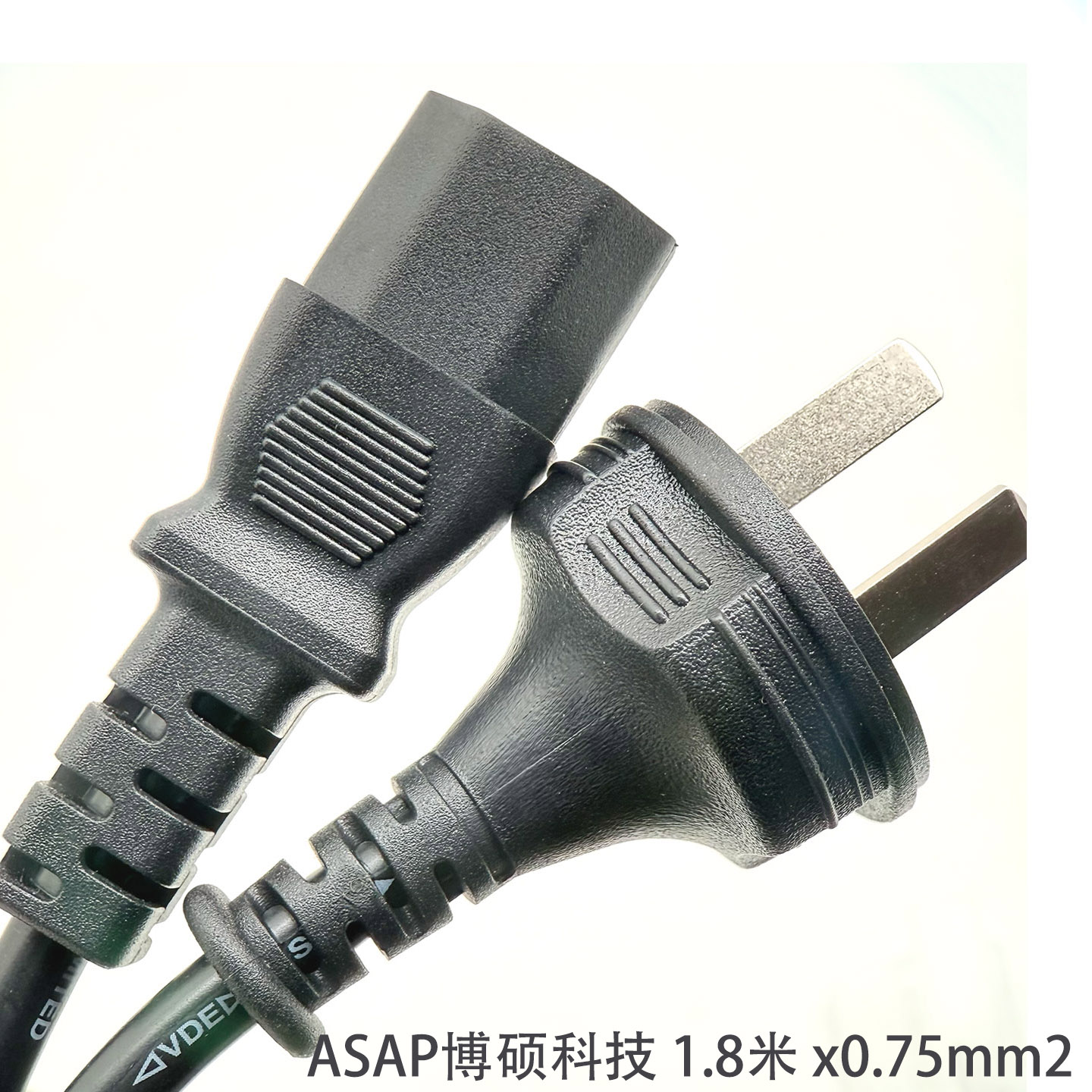  别拿电器安全开玩笑！暴力拆解ASAP三孔品字电源线：0.75平方纯铜线芯到底虚不虚？