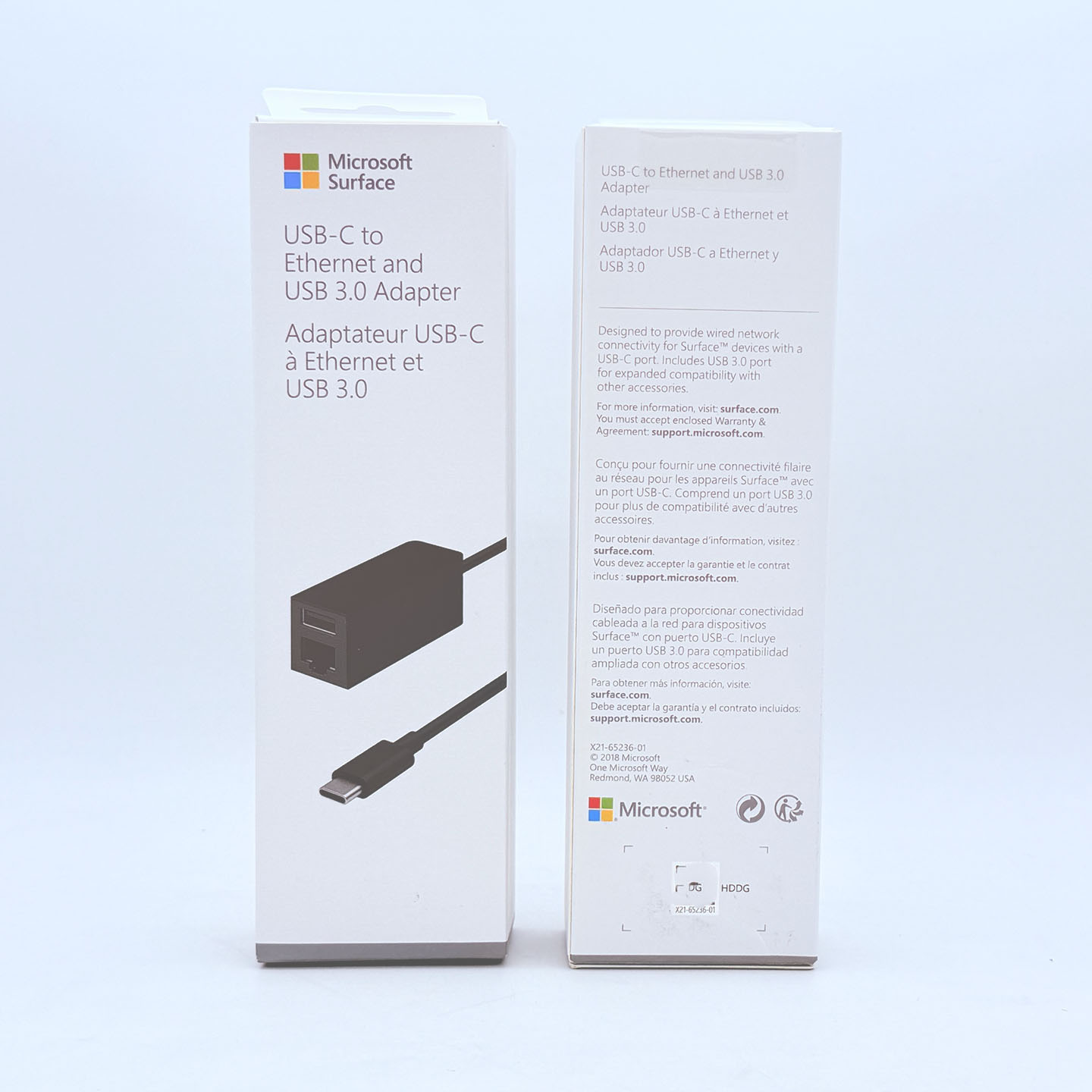 2025年9月新到货微软Microsoft Surface USB-C 转USB3.0端口 千M以太网适配器 USB-C TO USB 3.0 Ethernet Cable Adapters JWL-00006 1860