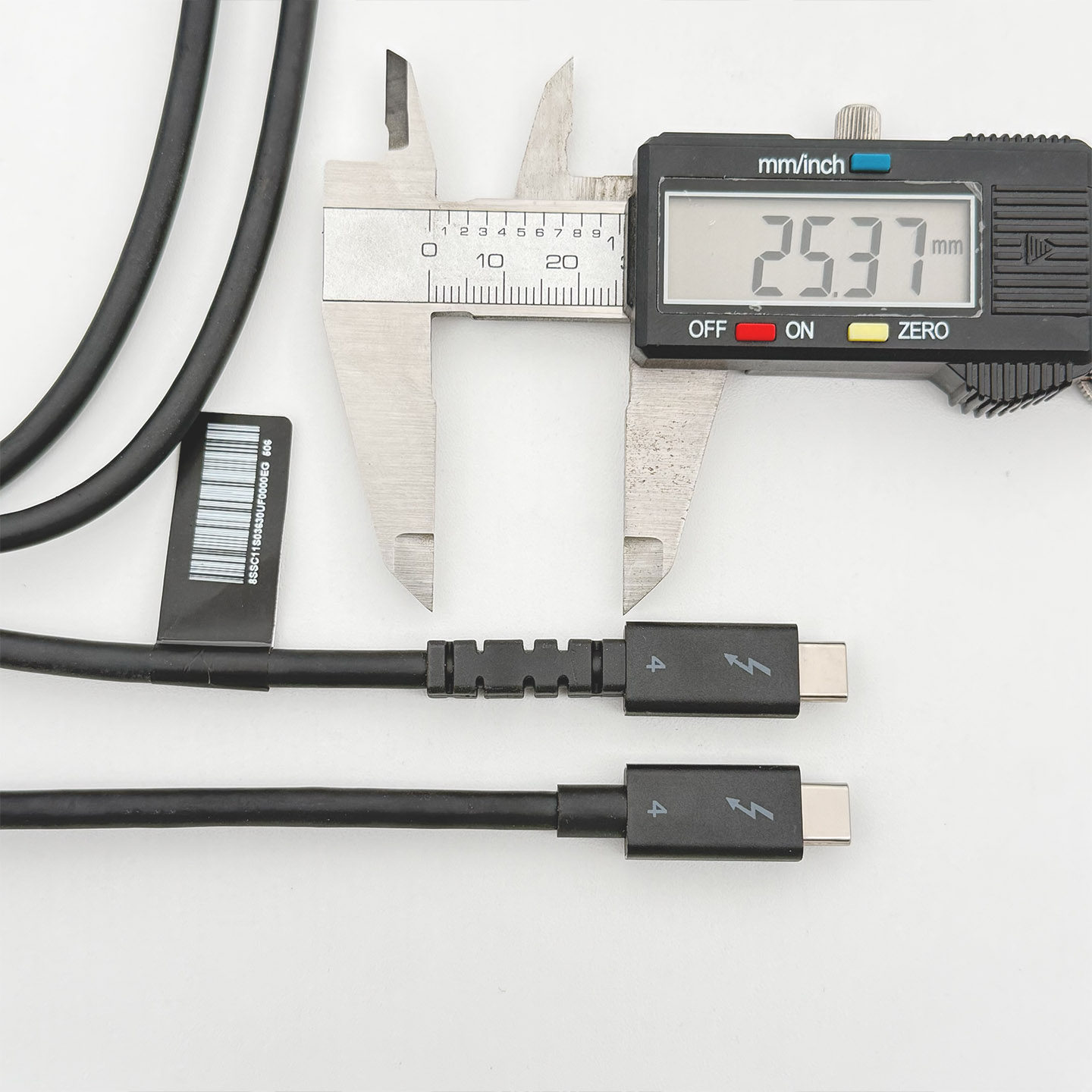 全新原装 ThinkPad Thunderbolt 4 Smart Dock Gen2 7500 Cable 雷电4数据线 PD3.1 快充线 FRU 5C11S03636 40G 240W兼容Macbook Pro iphone 16 17 pro max