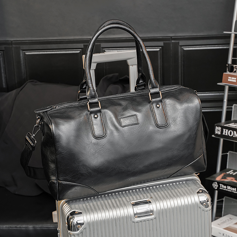 Daily Special Price Men Travel Bag Business Casual Soft Leather Men's Bag Large Capacity Single Shoulder Handbag Sloping Cross Pack Trend