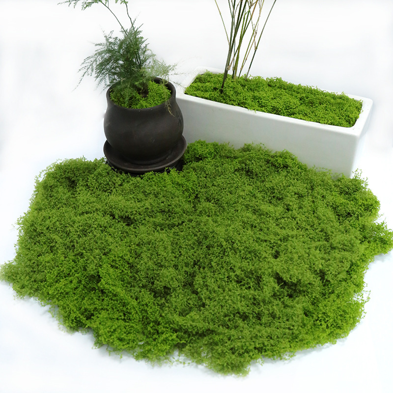 Simulated Moss Jungle, Fake Moss, Bionic Turf, Landscaping Silk Thread, Simulated Grass Vegetation, Turf, Lawn, Flower Pot Surface