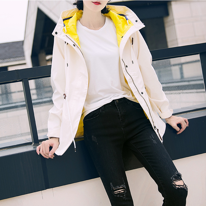 Spring and Autumn Winter Tibet Tourism Outdoor Sportswear Rush Clothing Women's Middle School Long Edition Chao Brand Mountaineering Clothing Coat Trench Coat