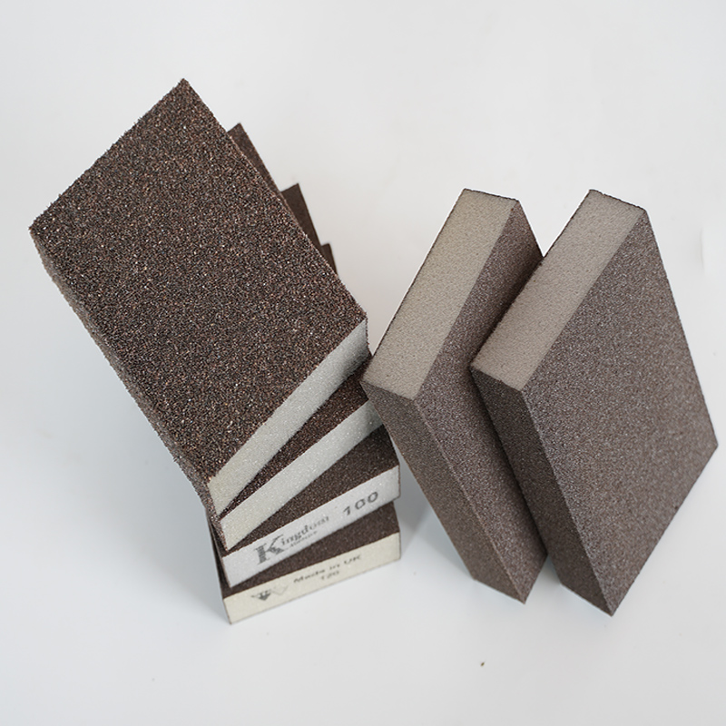 Diamond Sands Sponge Block Multifunction Polished Scrub Metal Rust Amber Polished Wood Polished