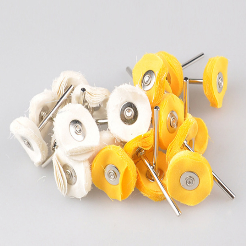 Electric Grinding Accessories Electric Grinding Professional Polishing Tool Yellow Chemical Fiber Cloth Wheel