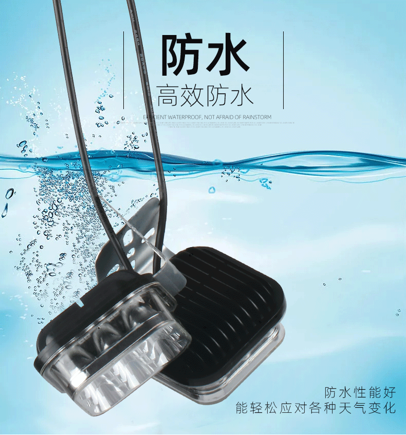 Đèn pin chói siêu sáng xe máy led đèn pha sửa đổi xe đạp điện bên ngoài đèn chống nước 48v - Đèn xe máy đèn phản quang xe máy