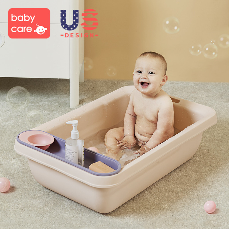 babycare Bath Bath Bath Bath can sit down in a newborn baby bath large capacity children's bath bath