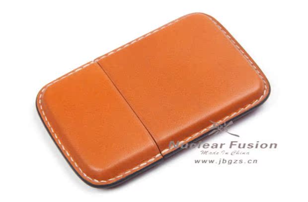 Fusion gốc da handmade hàng da danh thiếp hộp thẻ tín dụng nam và nữ bộ thẻ may tay tùy chỉnh dây đeo thẻ