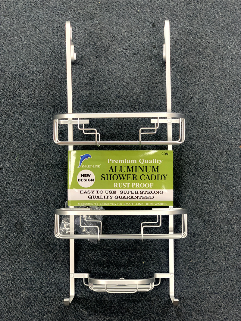 2 Tier Rust Free Hanging Aluminium Shower Caddy And Bath Caddies Rust