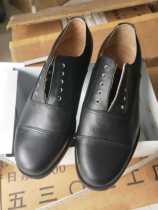 Cattle stock 5302 old fashioned 87 Three joint leather shoes Early old stock Head layer Bull Leather Leather Shoes
