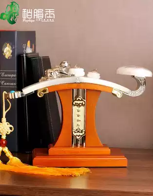 Jade Ruyi decoration Jade A goods Natural jade things Ruyi town house opening housewarming new home decoration gifts