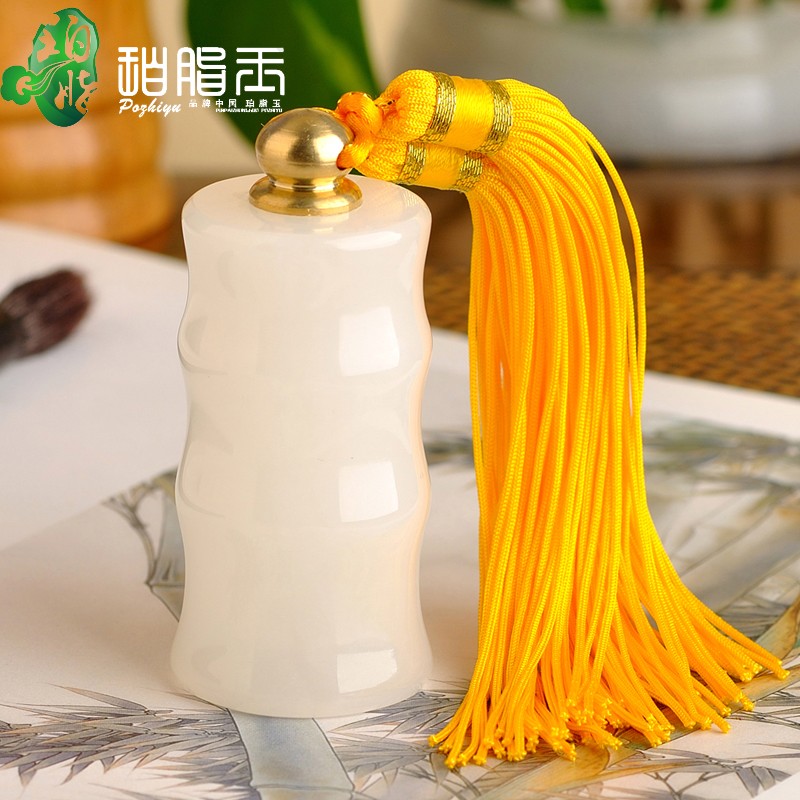 Further study gifts Custom natural jade seals Calligraphy Personal Name Chapter Big Festival to send my husband to my husband