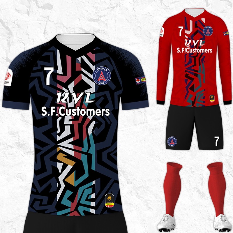 Number 14 Belnath customized male long sleeve football suit printed short sleeve adult children's football clothes training clothes