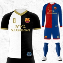 No. 10 Messi Football sports suit Custom mens long sleeves printed adult childrens football clothes training wear short sleeves