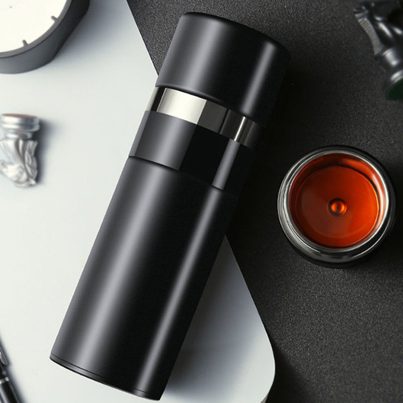 Tea Water Separation 316 Stainless Steel Cups Business Upscale Large Capacity Creative Men On-board Glass Cup Insulation Cup